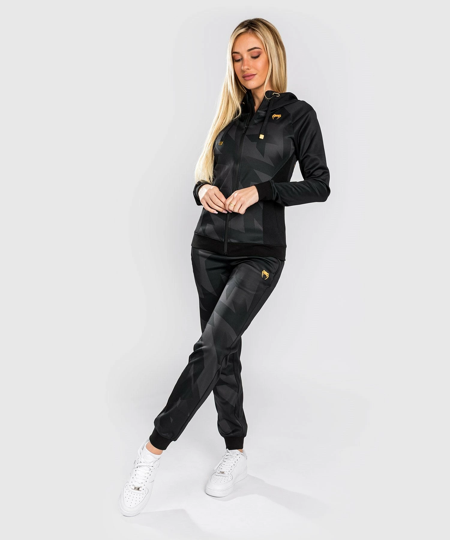 Venum Razor Hoodie - For Women - Black/Gold 4 Venum Razor Hoodie - For Women - Black/Gold - Bilde 2