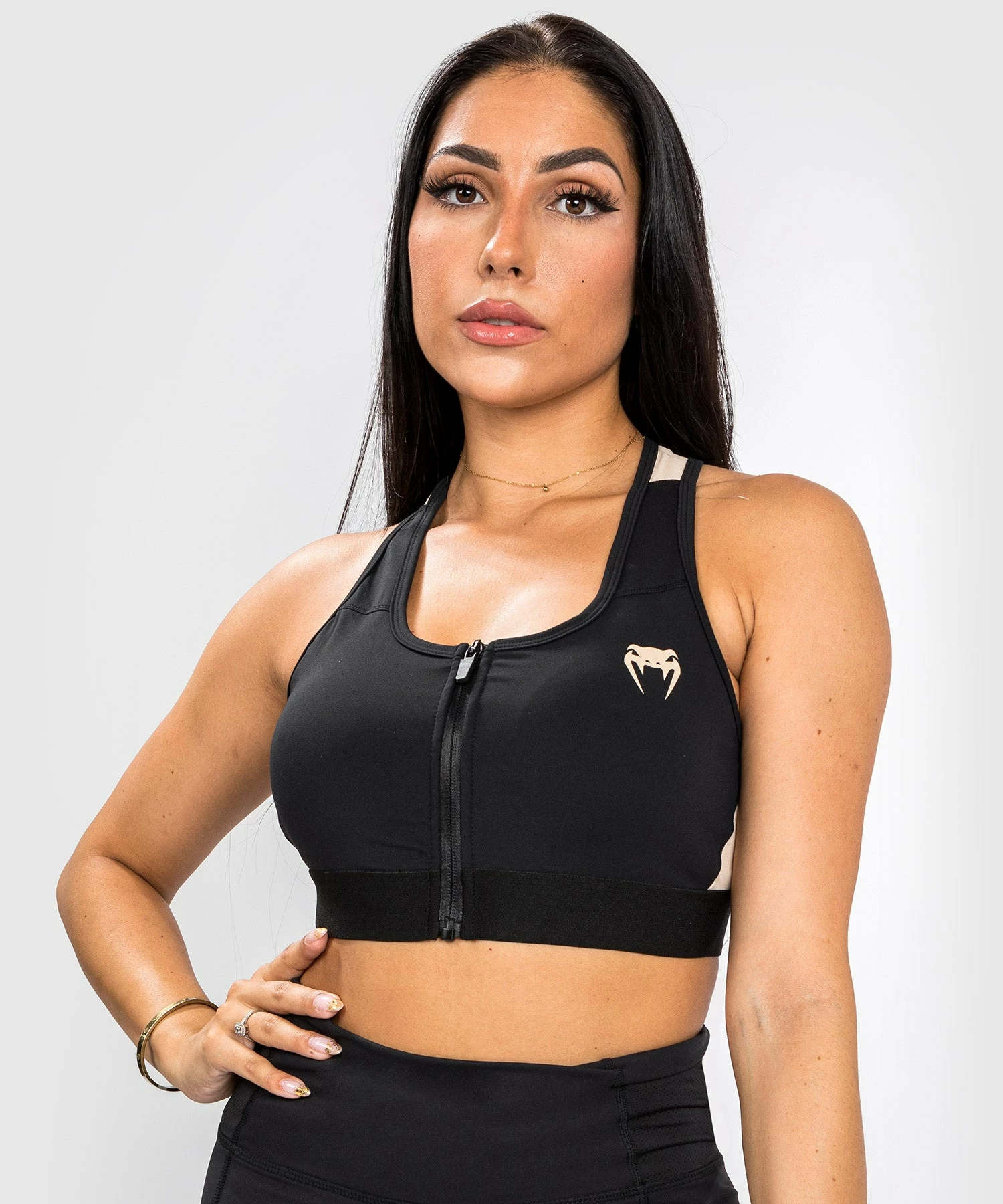 Venum Moto Sport Bras - Black/Sand 3 Venum Moto Sport Bras - Black/Sand