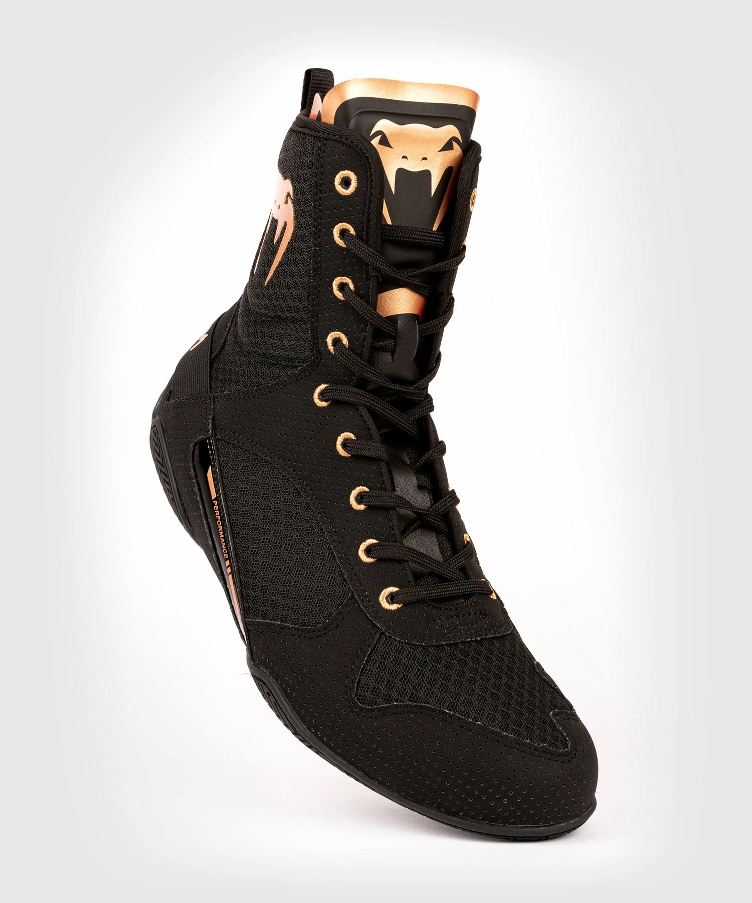 Venum Elite Boxing Shoes - Black/Bronze