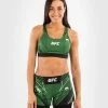 UFC Venum Authentic Fight Night Women's Sport Bra - Green