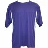 A4 Men’s Performance Color Block Crew Shirt (Purple)
