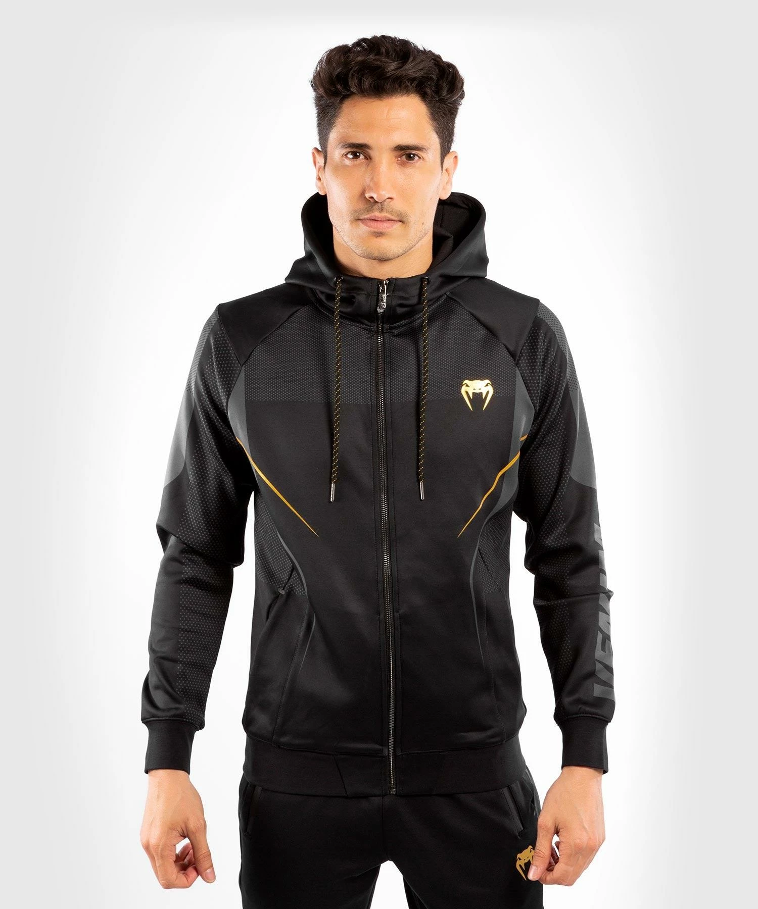 Venum Athletics Hoodie - Black/Gold 3 Venum Athletics Hoodie - Black/Gold