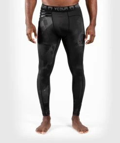 Venum Skull Compression Tights - Black/Black