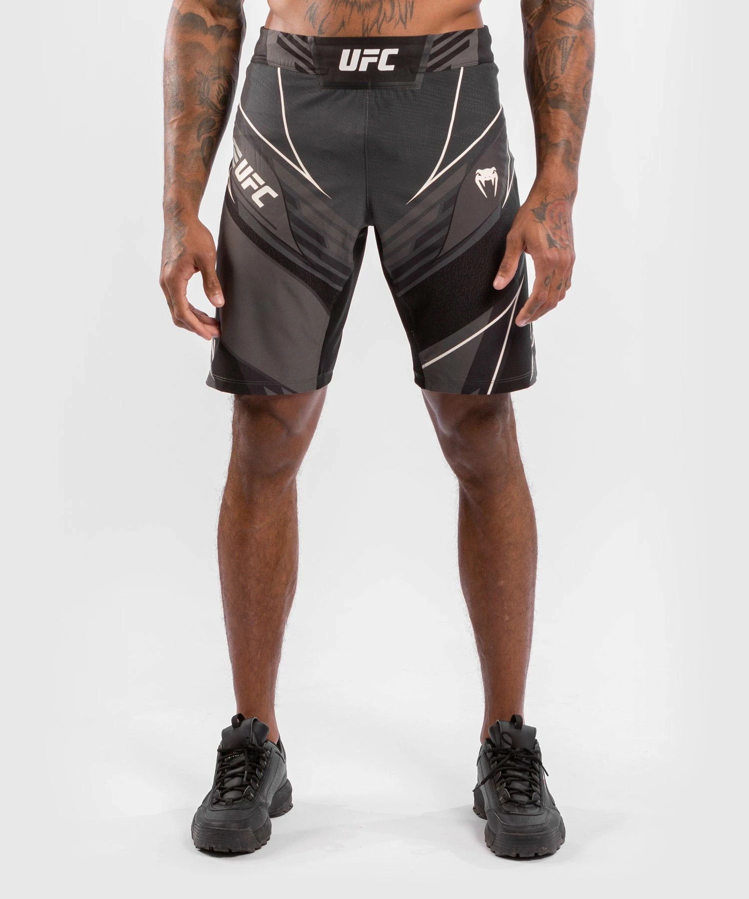 UFC Venum Authentic Fight Night Men's Shorts - Long Fit - Black 3 UFC Venum Authentic Fight Night Men's Shorts - Long Fit - Black