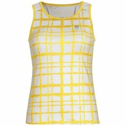 DUC Absolute Women’s Racer Tank (White/ Gold) [SALE]