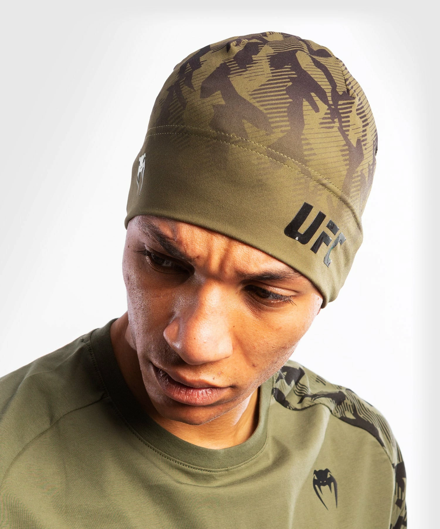 UFC Venum Authentic Fight Week Unisex Performance Beanie - Khaki 3 UFC Venum Authentic Fight Week Unisex Performance Beanie - Khaki