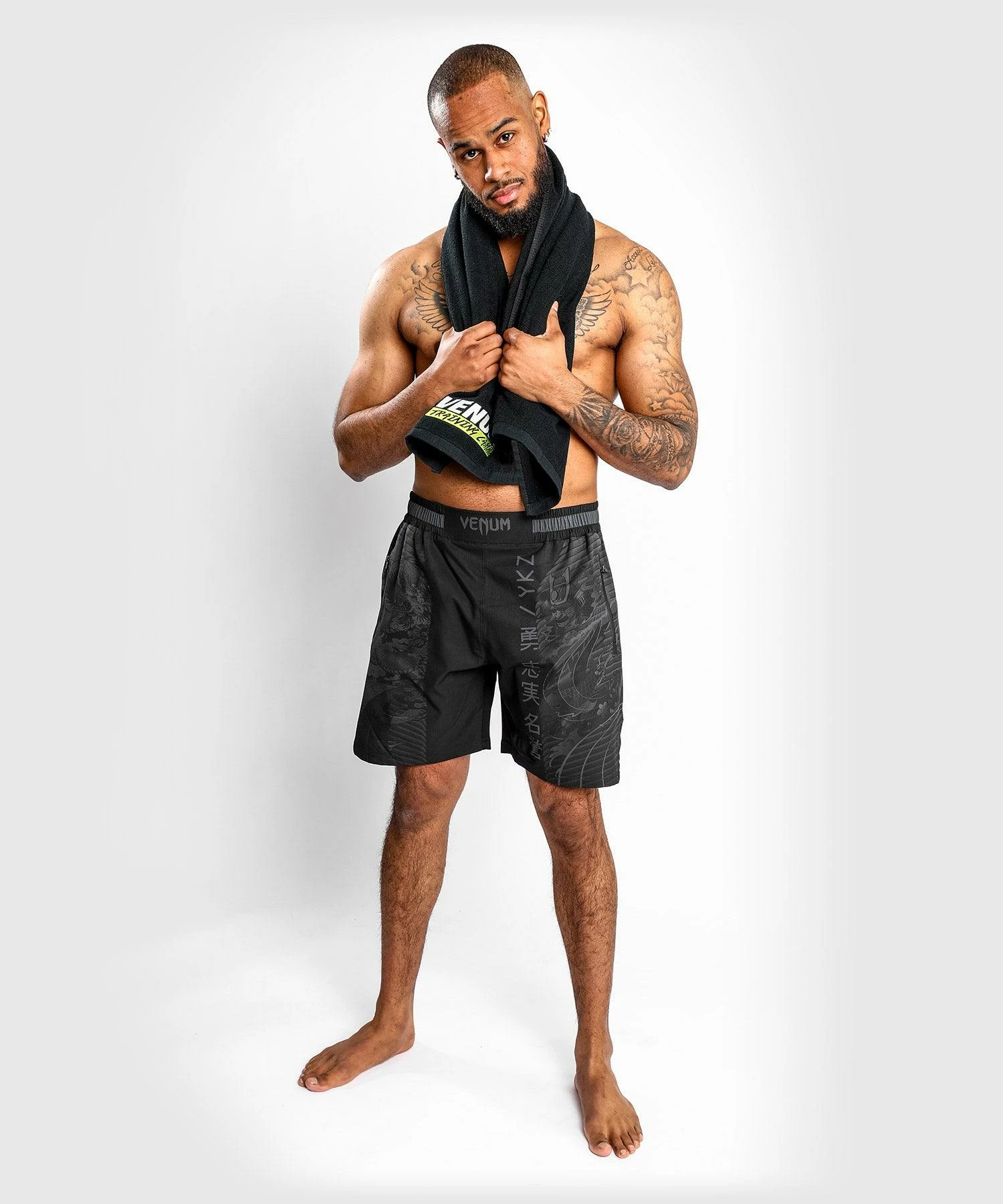 Venum YKZ21 Training Shorts - Black/Black 3 Venum YKZ21 Training Shorts - Black/Black