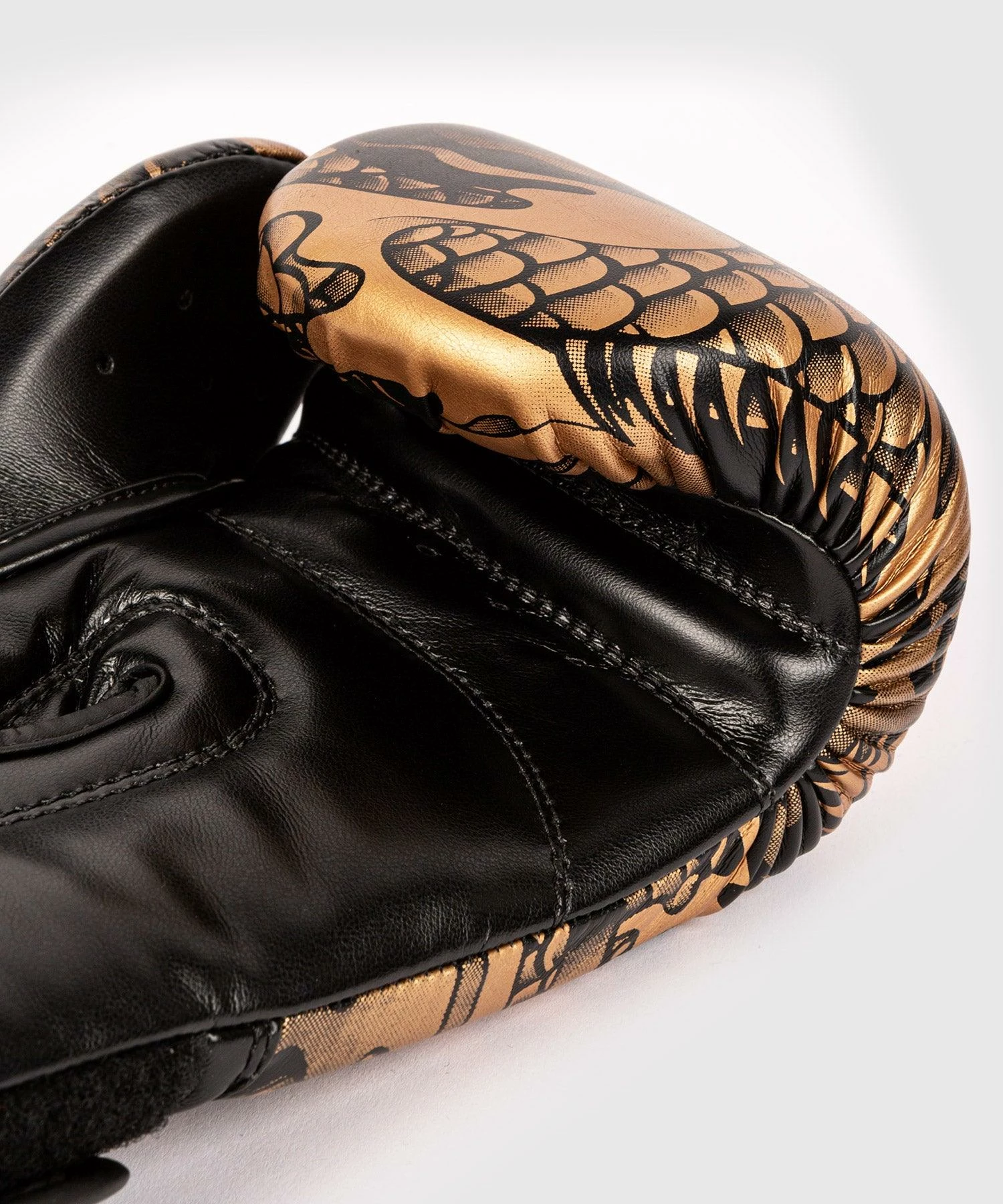 Venum Dragon's Flight Boxing Gloves - For Kids - Black/Bronze - Bilde 7