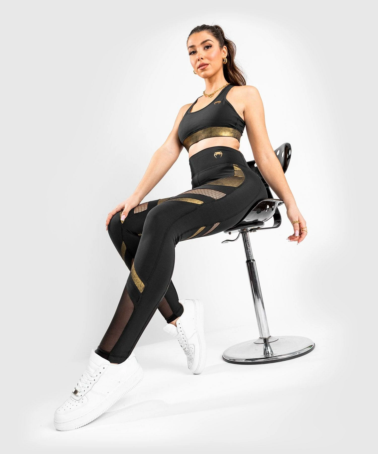 Venum Lightning Leggings - For Women - Black/Gold 4 Venum Lightning Leggings - For Women - Black/Gold - Bilde 2