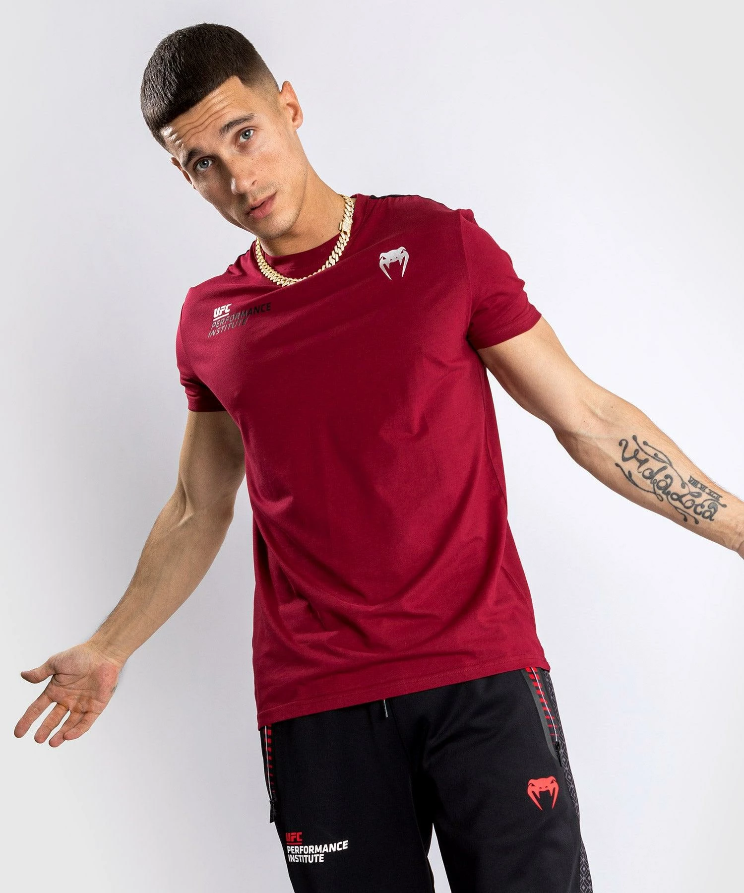 UFC Venum Performance Institute T-shirt - Red 3 UFC Venum Performance Institute T-shirt - Red