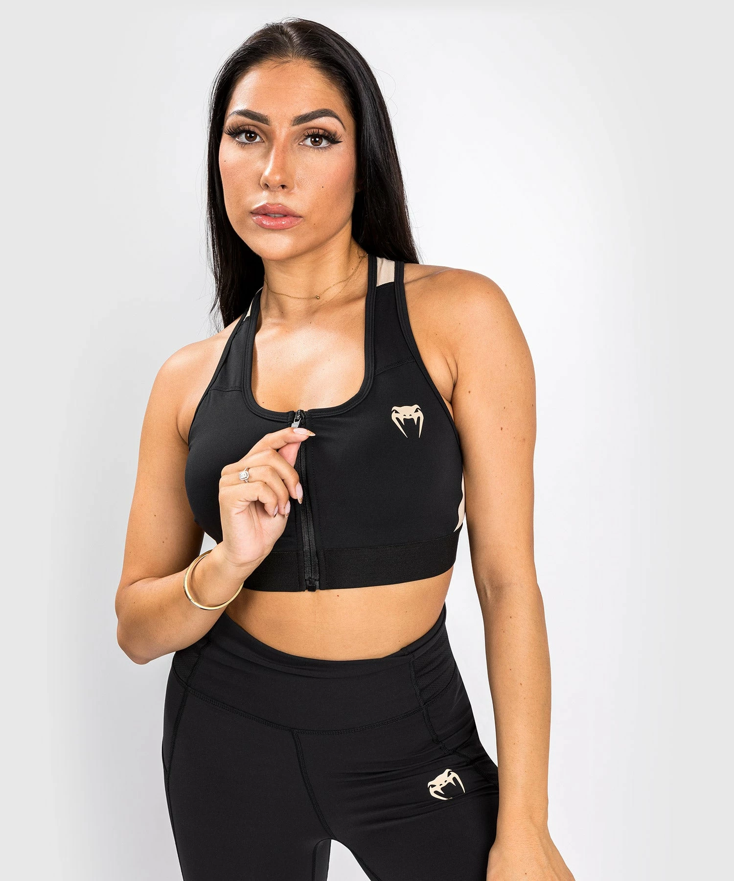 Venum Moto Sport Bras - Black/Sand 4 Venum Moto Sport Bras - Black/Sand - Bilde 2