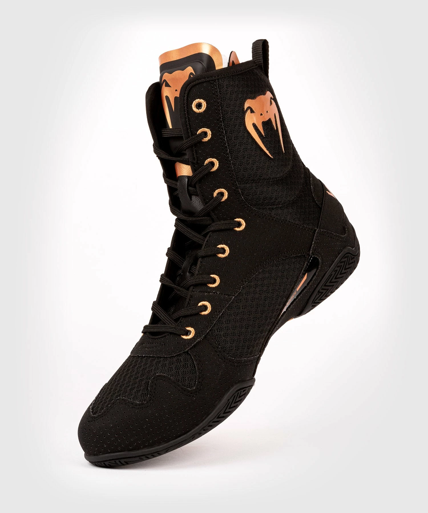 Venum Elite Boxing Shoes - Black/Bronze - Bilde 2