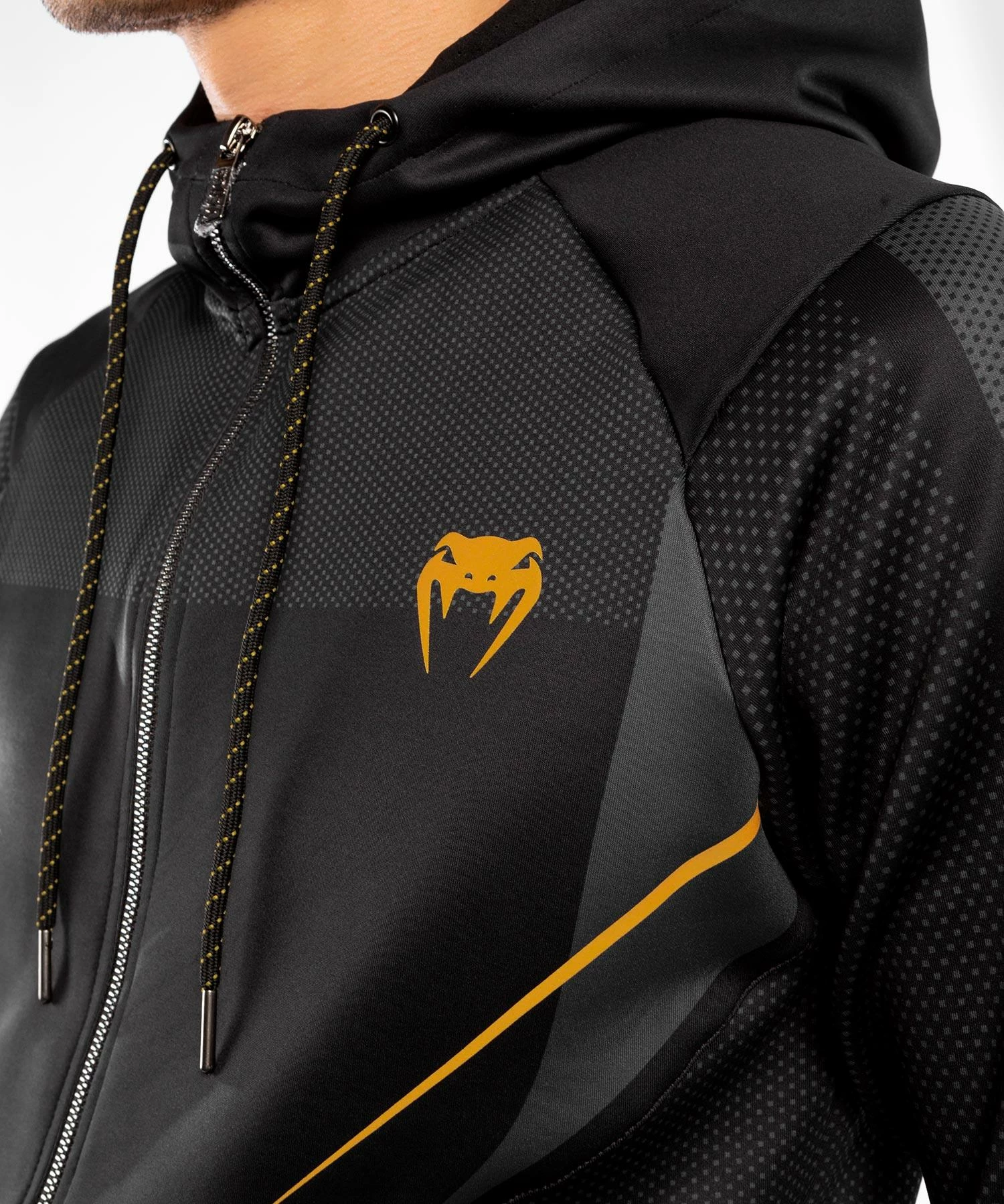 Venum Athletics Hoodie - Black/Gold 6 Venum Athletics Hoodie - Black/Gold - Bilde 4