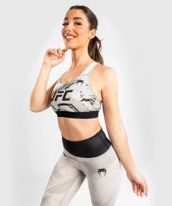 UFC VENUM AUTHENTIC FIGHT WEEK WOMEN'S 2.0 SPORT BRA - SAND/BLACK