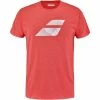 Babolat Men’s Exercise Big Flag Crew Neck Tennis Training Tee (Poppy Red Heather) -Boxing Elegant Butikk 4MS23442 5054 Babolat Mens Exercise Big Flag Crew Neck Tennis Training Tee Poppy Red Heather a 1000 1000