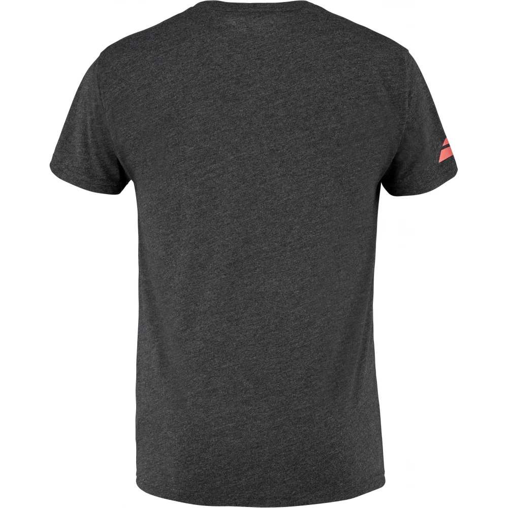 Babolat Men’s Exercise Vintage Crew Neck Tennis Tee (Black Heather) - Bilde 2