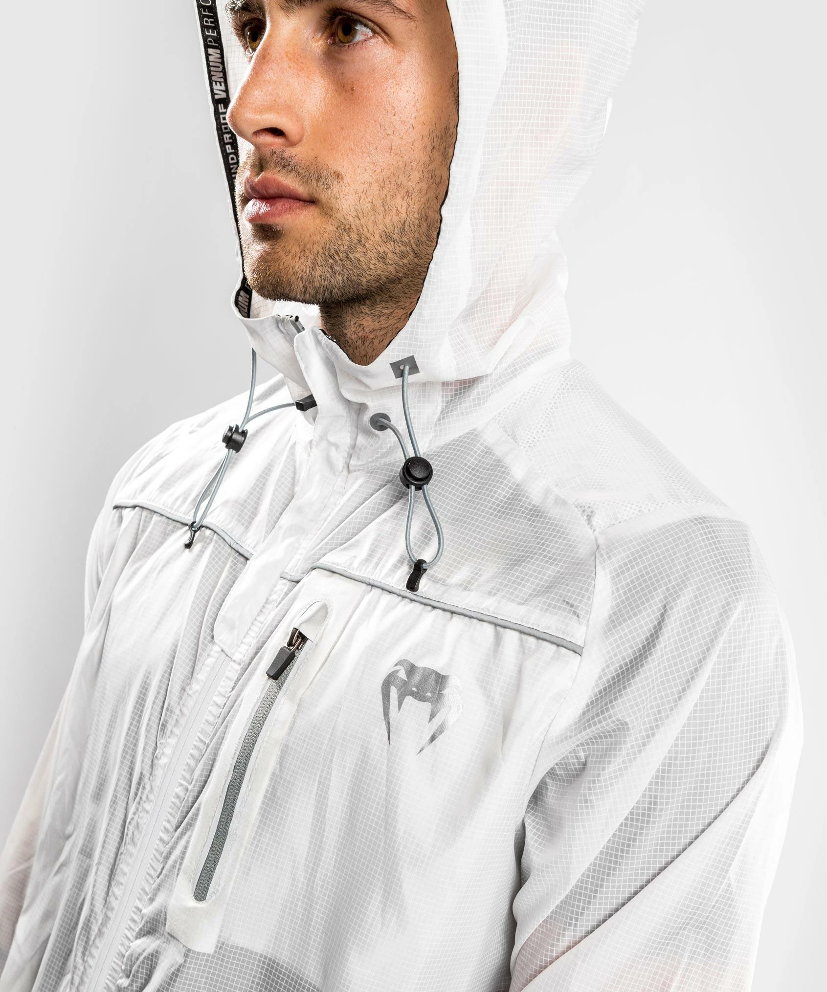 Venum Tempest 2.0 Windproof Jacket - Transparent 6 Venum Tempest 2.0 Windproof Jacket - Transparent - Bilde 4