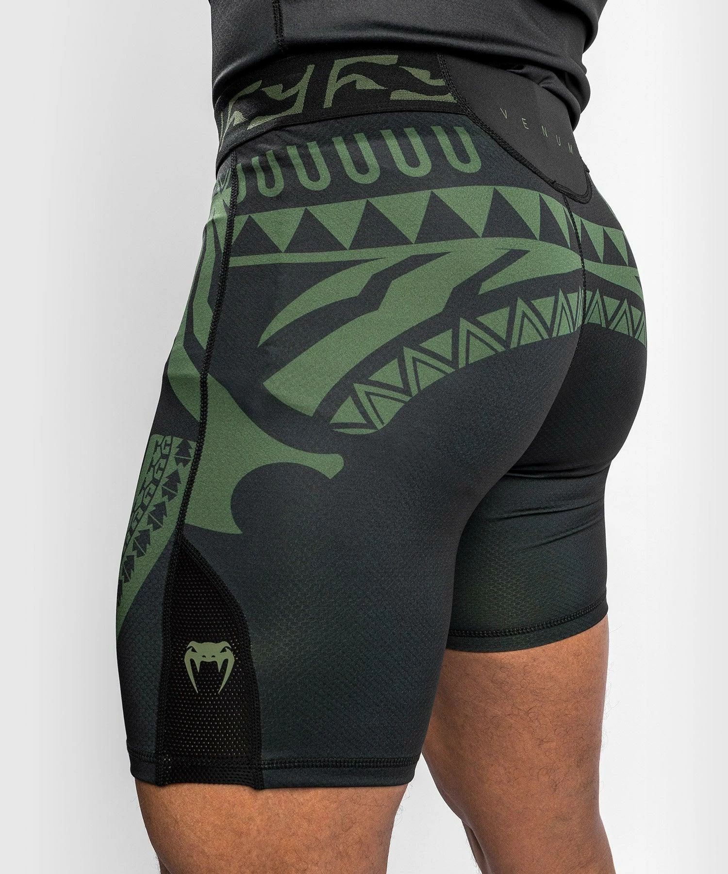 Venum Nakahi Vale Tudo Short - Black/Khaki - Bilde 6
