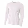 A4 Men’s Performance Long Sleeve Crew (White) -Boxing Elegant Butikk 5970 fl1 1000 1000
