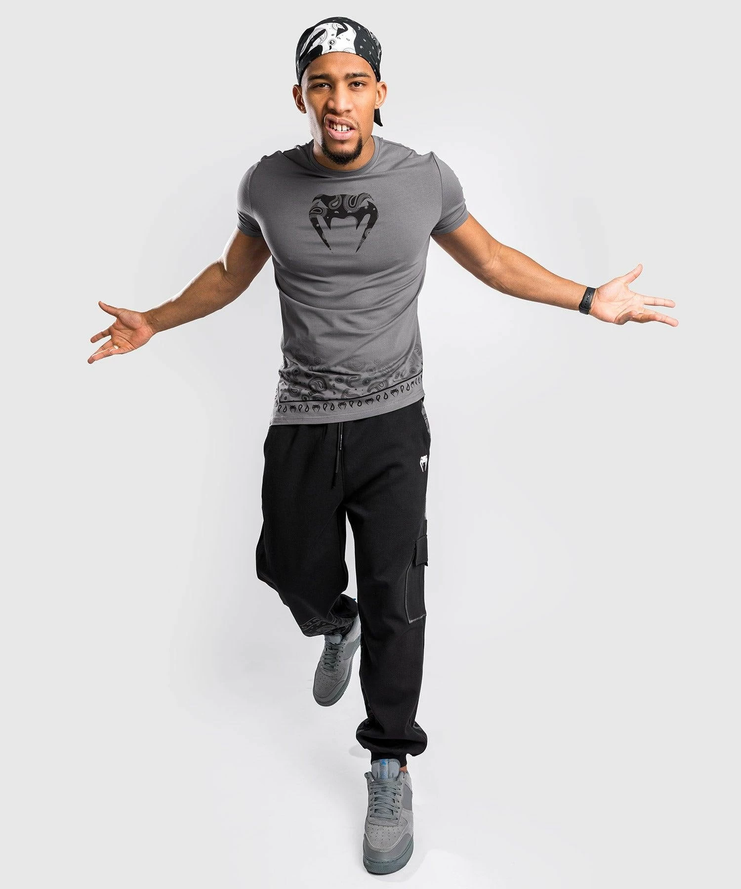 Venum Cali 34 Interference T-Shirt - Dark Grey 4 Venum Cali 34 Interference T-Shirt - Dark Grey - Bilde 2