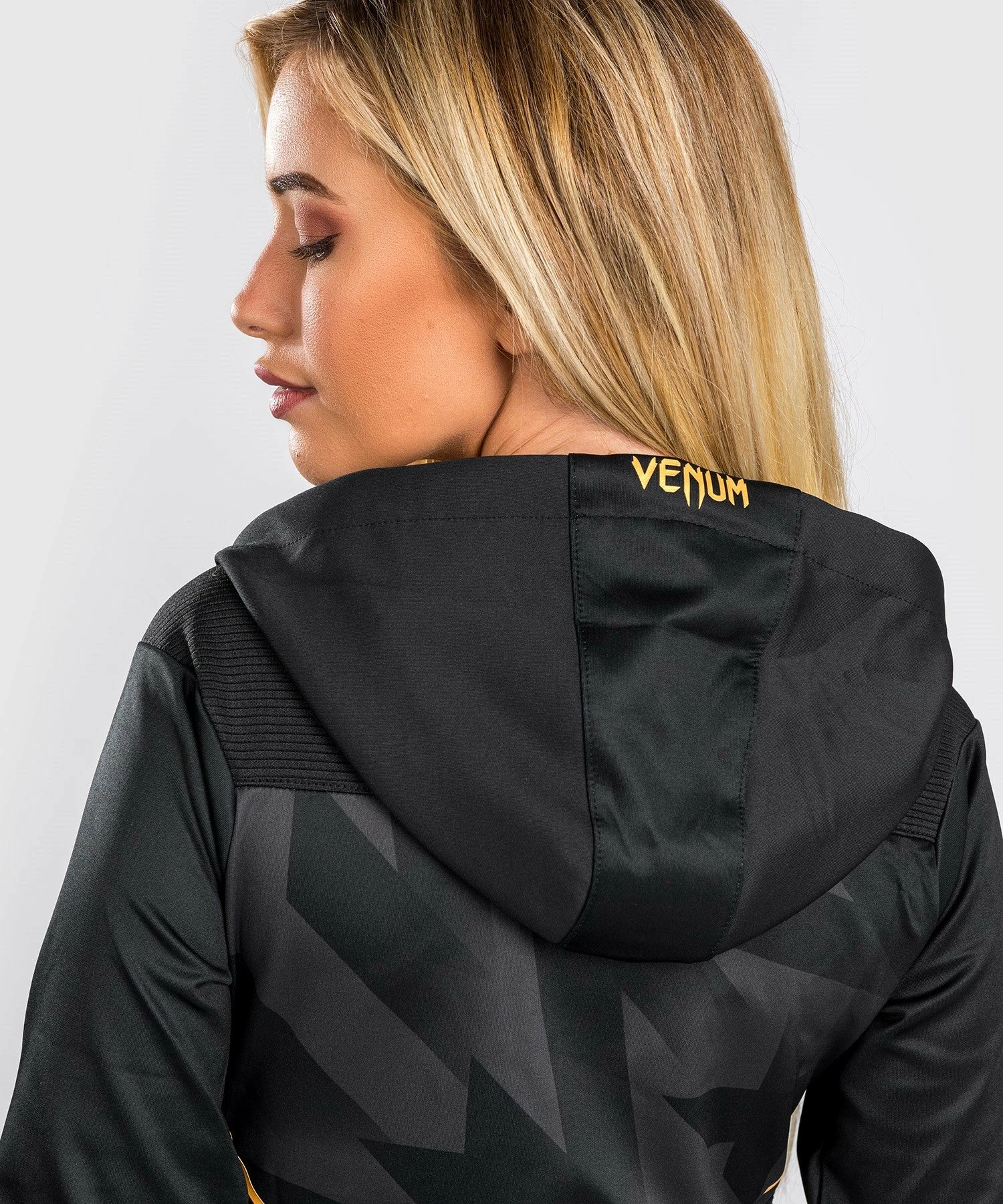 Venum Razor Hoodie - For Women - Black/Gold 10 Venum Razor Hoodie - For Women - Black/Gold - Bilde 8