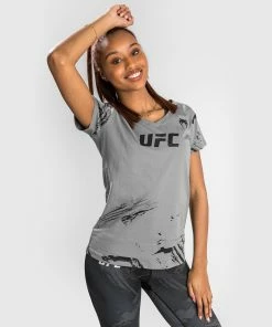 UFC Venum Authentic Fight Week Women's 2.0 Short Sleeve T-Shirt - Grey