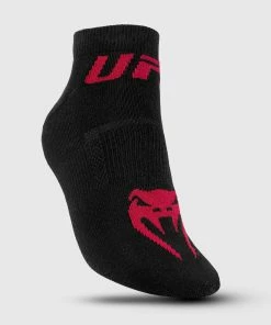 UFC Venum Authentic Fight Week Men's 2.0 Performance Sock Set Of 2 - Black/Red