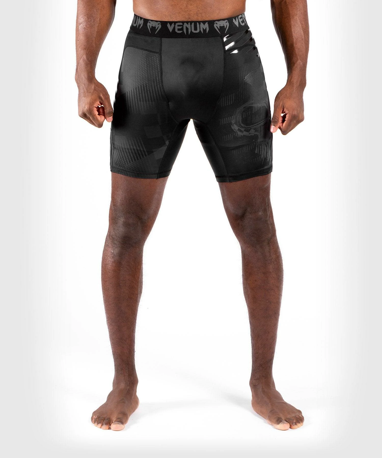 Venum Skull Vale Tudo Shorts - Black/Black 3 Venum Skull Vale Tudo Shorts - Black/Black