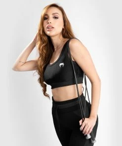 Venum Glow Sport Bra - For Women - Black -Boxing Elegant Butikk 5 252Fc 252F3 252F9 252F5c3944990b1c707d97bcd7b5be32c6442283da1e SPORTBRA GLOW BLACK 07 1