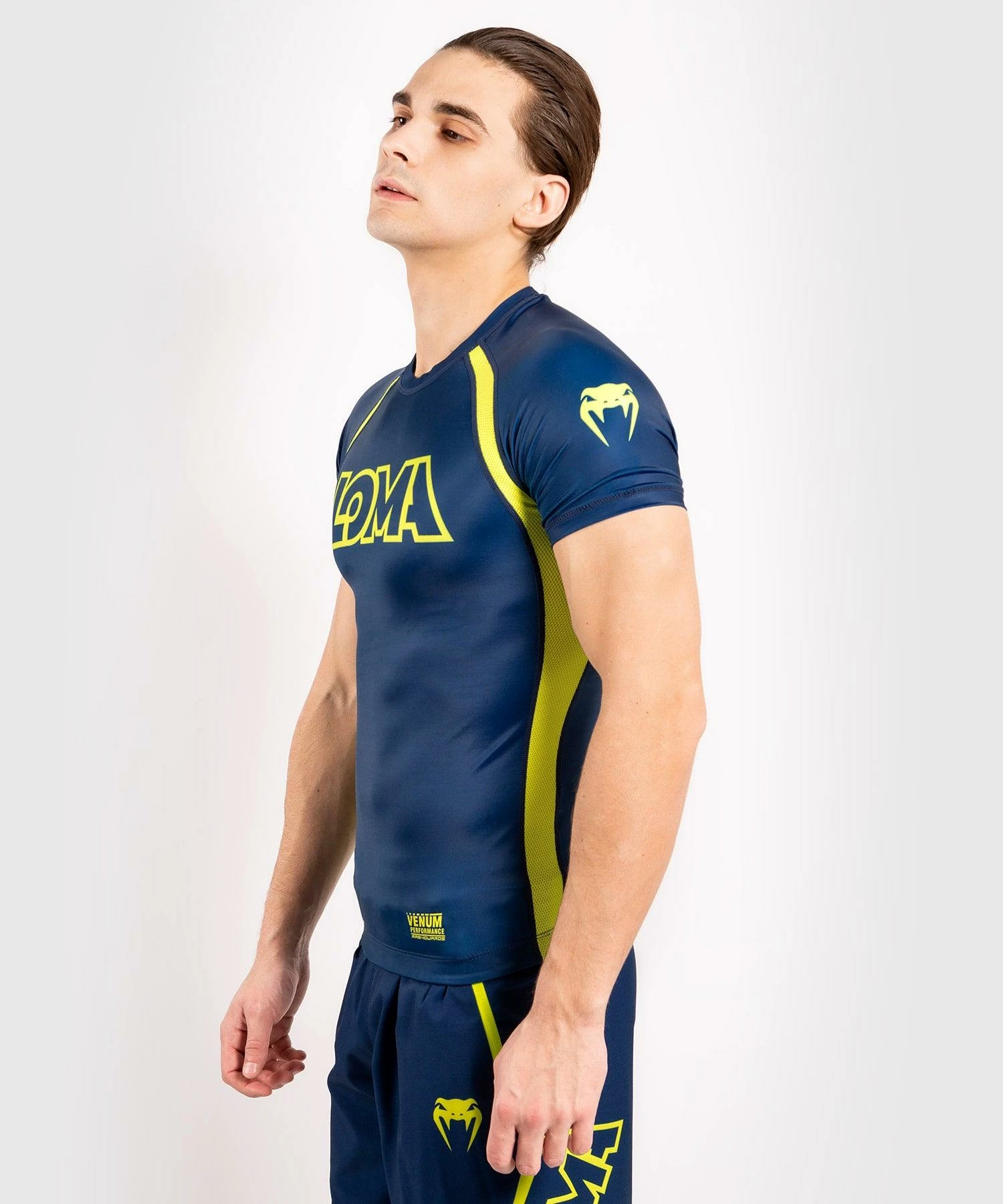 Venum Origins Rashguard Short Sleeves Loma Edition - Blue/Yellow 6 Venum Origins Rashguard Short Sleeves Loma Edition - Blue/Yellow - Bilde 4
