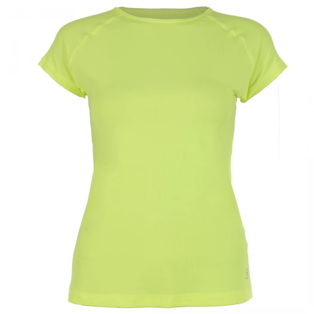 Sofibella Women’s Classic Mock Sleeve Tennis Top (Electric Yellow) 3 Sofibella Women’s Classic Mock Sleeve Tennis Top (Electric Yellow)