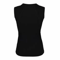 Sofibella Women’s Classic Sleeveless Tennis Top (Black) 5 Sofibella Women’s Classic Sleeveless Tennis Top (Black) -Boxing Elegant Butikk 7003 back black 1000 1000