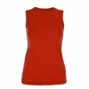 Sofibella Women’s Classic Sleeveless Tennis Top (Red) -Boxing Elegant Butikk 7003 front red 1000 1000