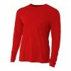 A4 Men’s Performance Long Sleeve Crew (Scarlet) -Boxing Elegant Butikk 7897 fl1 1000 1000