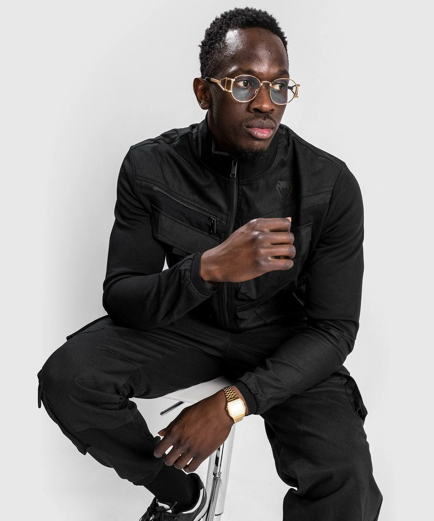 Venum Cargo Track Jacket - Black 8 Venum Cargo Track Jacket - Black - Bilde 6