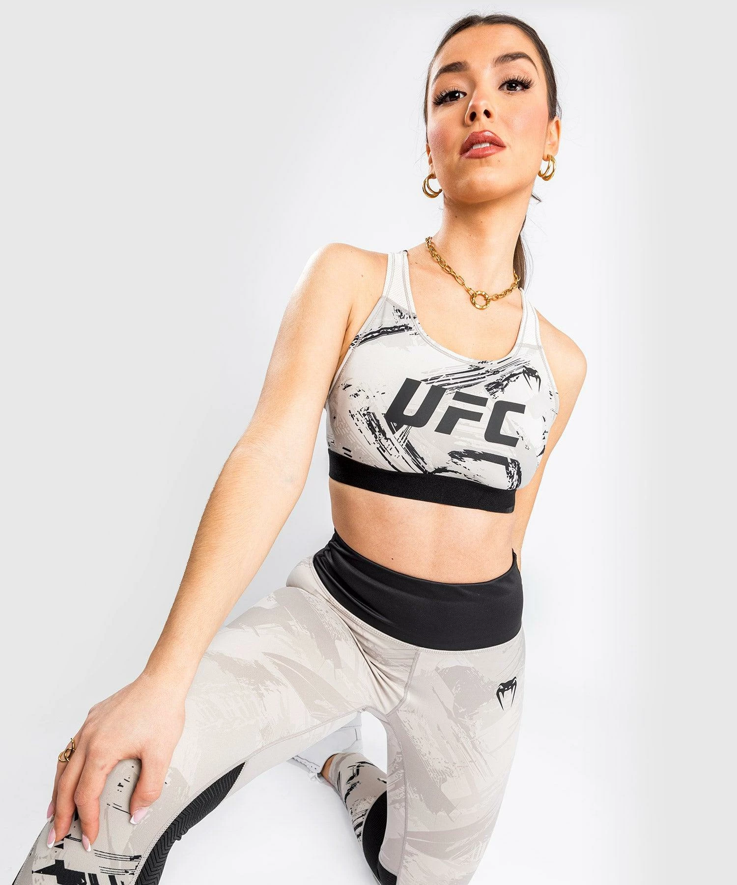 UFC Venum Authentic Fight Week Women's 2.0 Performance Tight - Sand 7 UFC Venum Authentic Fight Week Women's 2.0 Performance Tight - Sand - Bilde 5