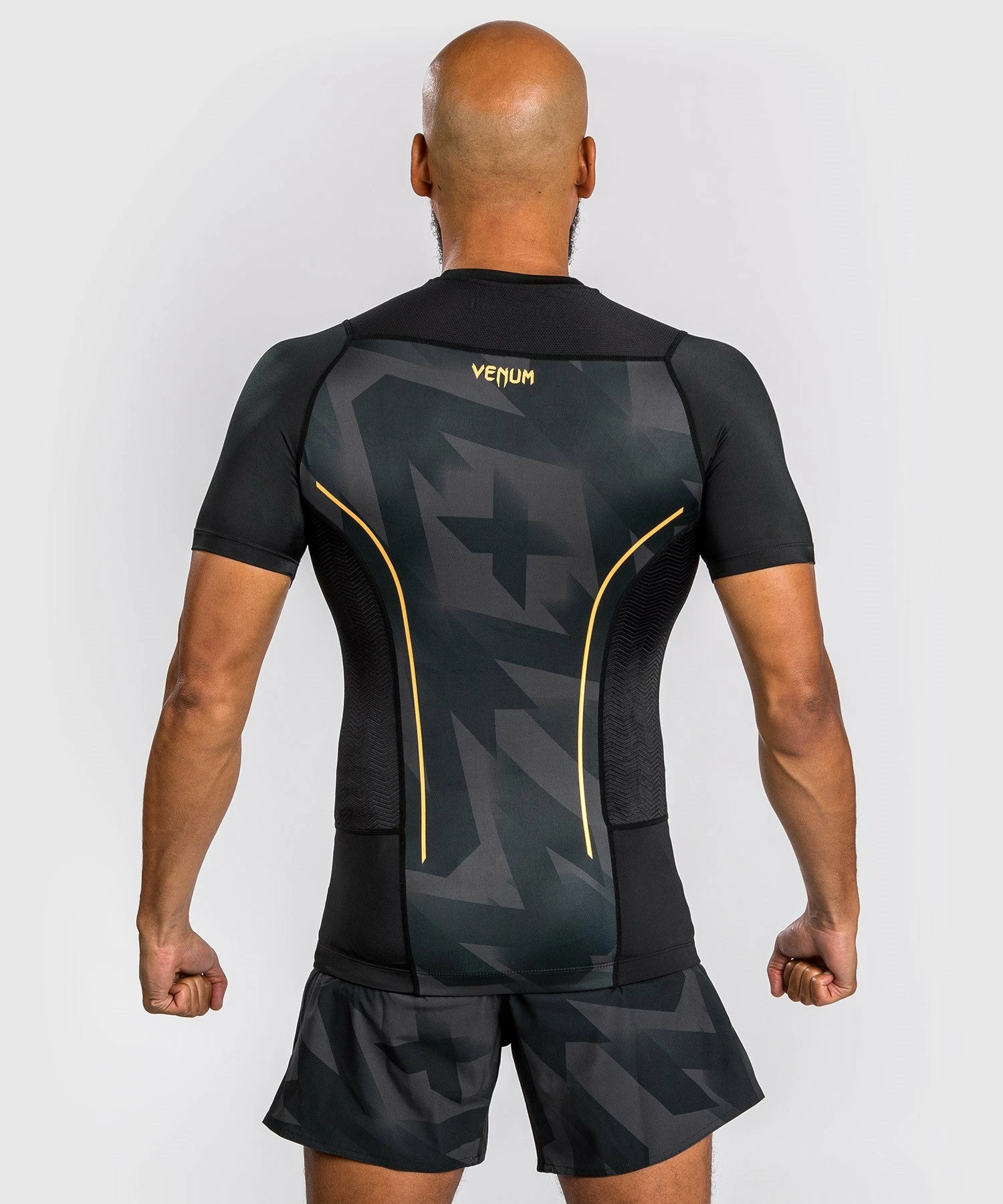 Venum Razor Rashguard Short Sleeves - Black/Gold 5 Venum Razor Rashguard Short Sleeves - Black/Gold - Bilde 3
