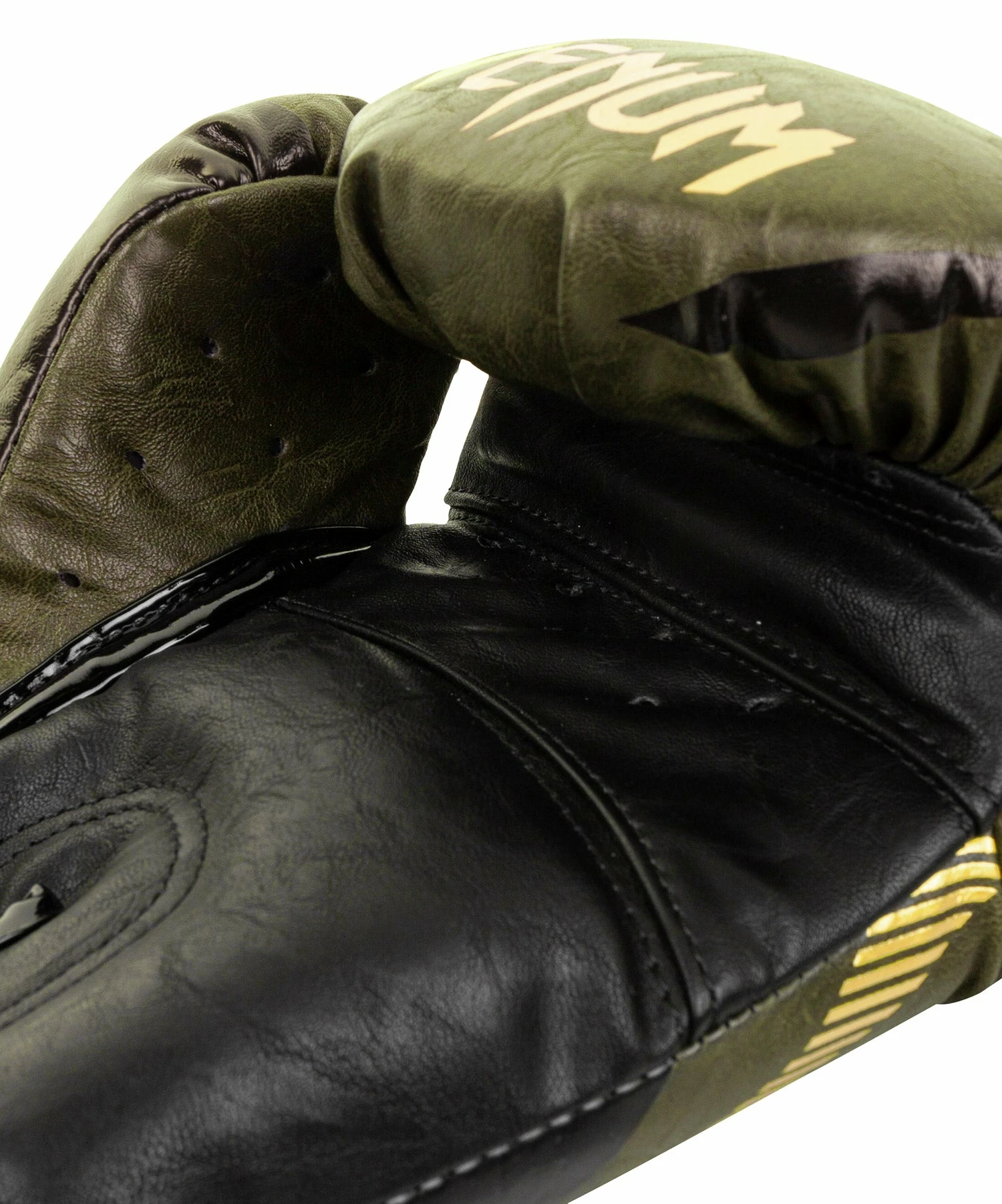 Venum Impact Boxing Gloves - Khaki/Gold - Bilde 3