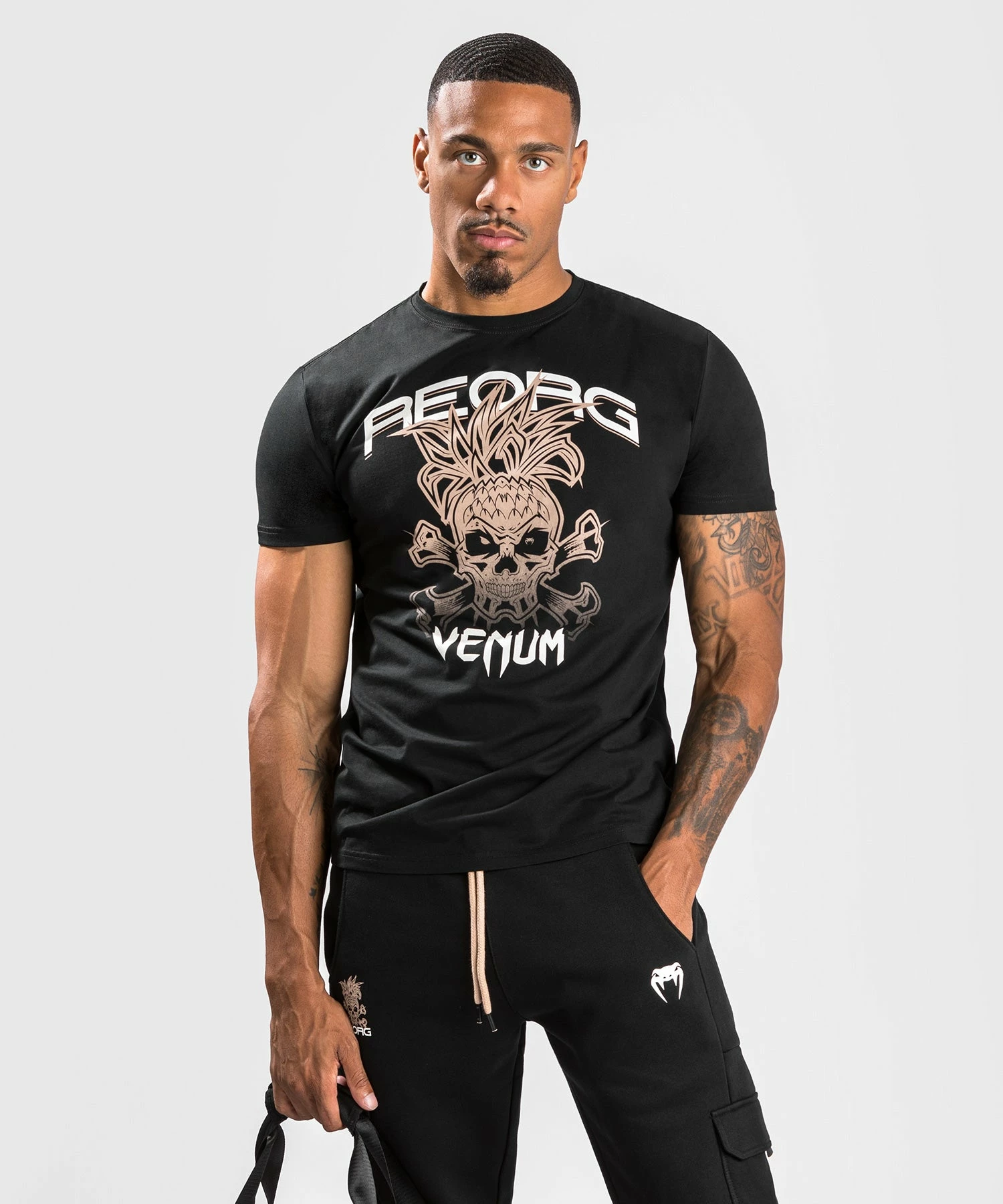 Venum Reorg T-Shirt - Black 4 Venum Reorg T-Shirt - Black - Bilde 2