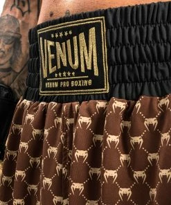 Venum Monogram Boxing Short - Black/Brown -Boxing Elegant Butikk 7 252Fd 252F3 252F5 252F7d3513974f3b4b6d23f6390ced9a901b79d47118 BOXING SHORT MONOGRAM BROWN 12