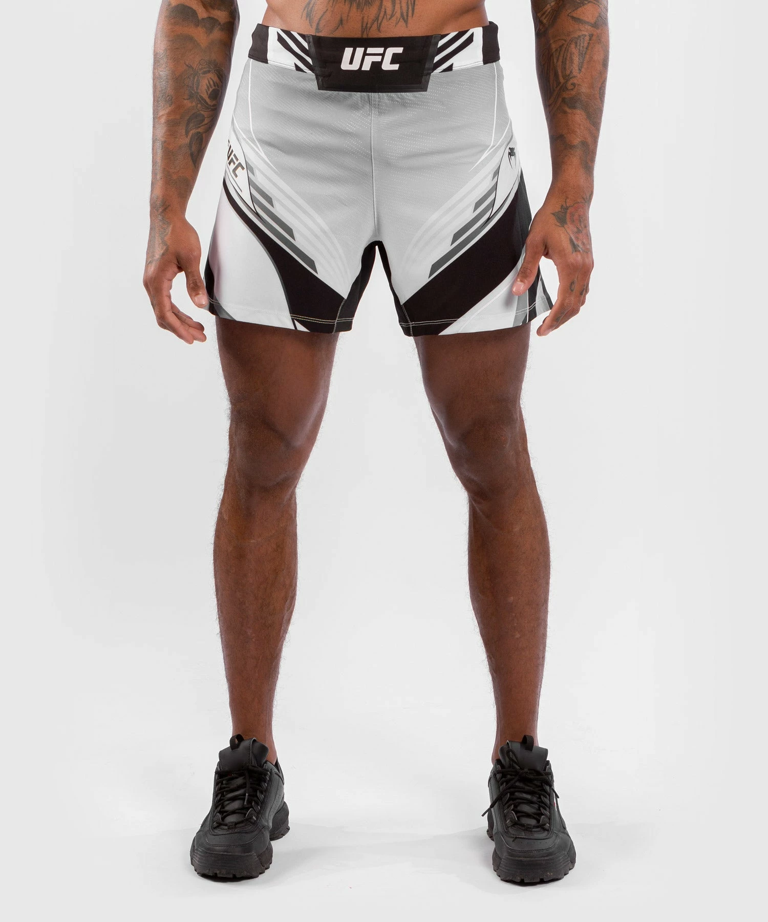 UFC Venum Authentic Fight Night Men's Shorts - Short Fit - White 3 UFC Venum Authentic Fight Night Men's Shorts - Short Fit - White