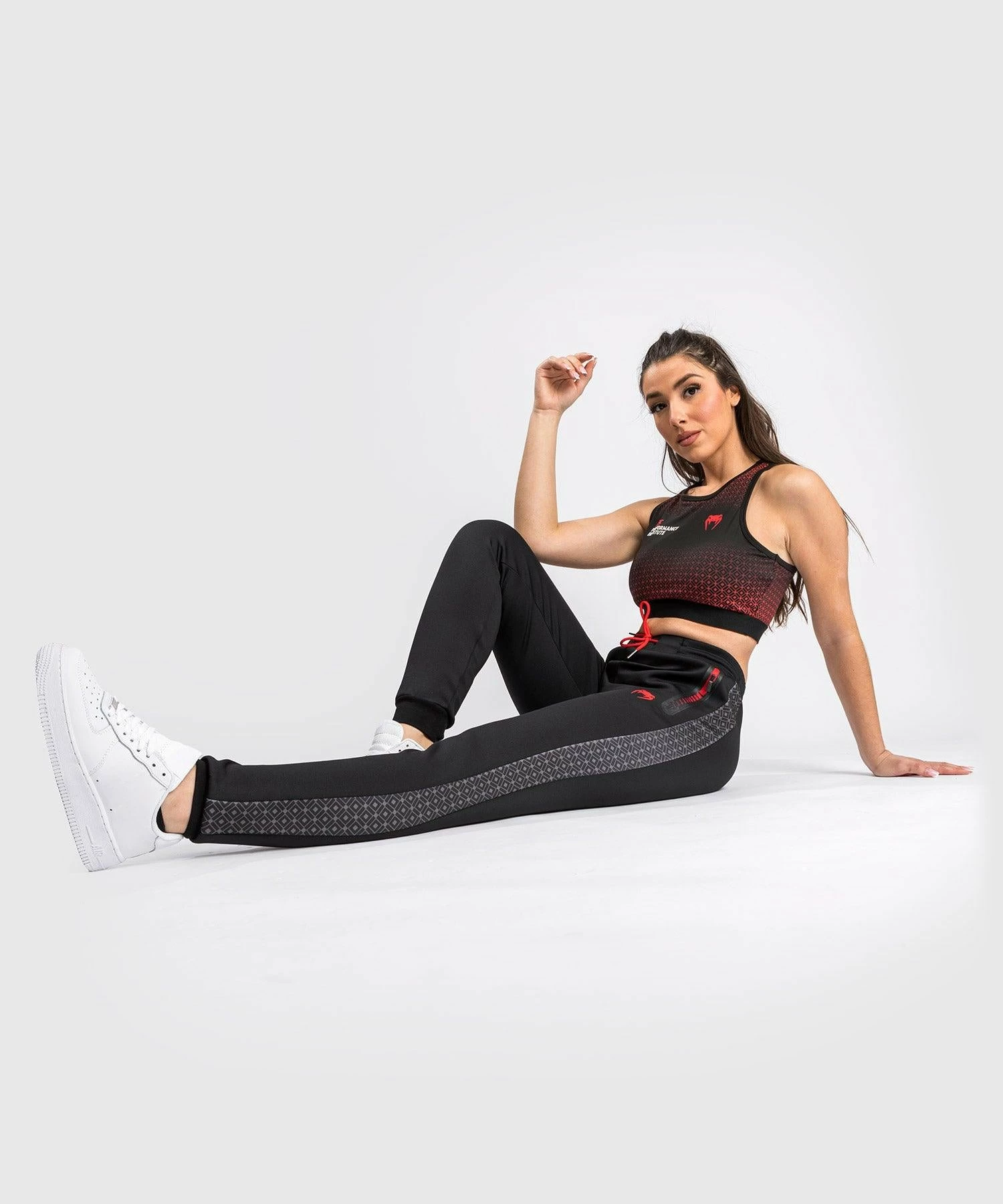 UFC Venum Performance Institute Joggers - For Women - Black/Red - Bilde 3