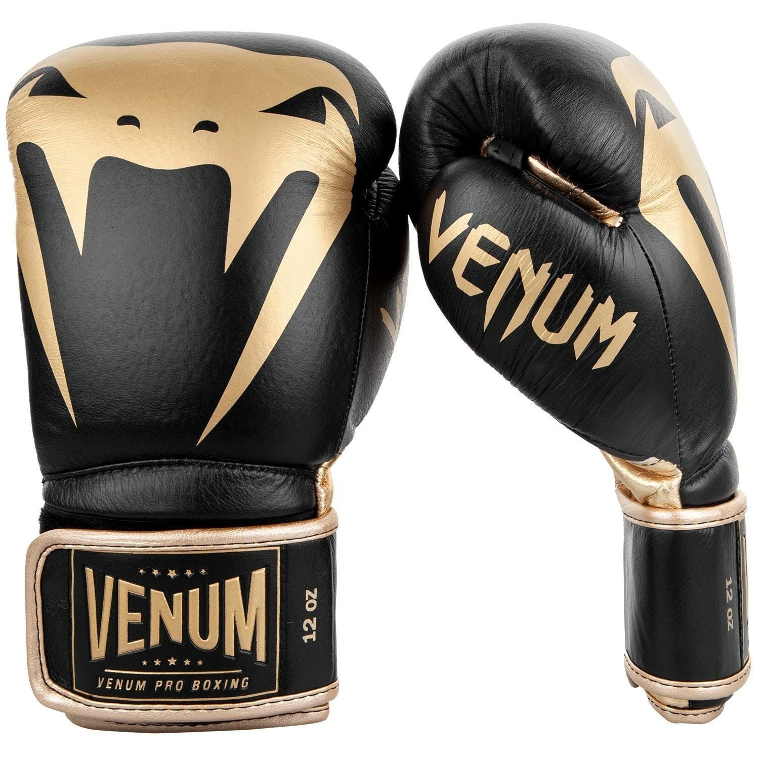 Venum Giant 2.0 Pro Boxing Gloves Velcro - Black/Gold 4 Venum Giant 2.0 Pro Boxing Gloves Velcro - Black/Gold - Bilde 2