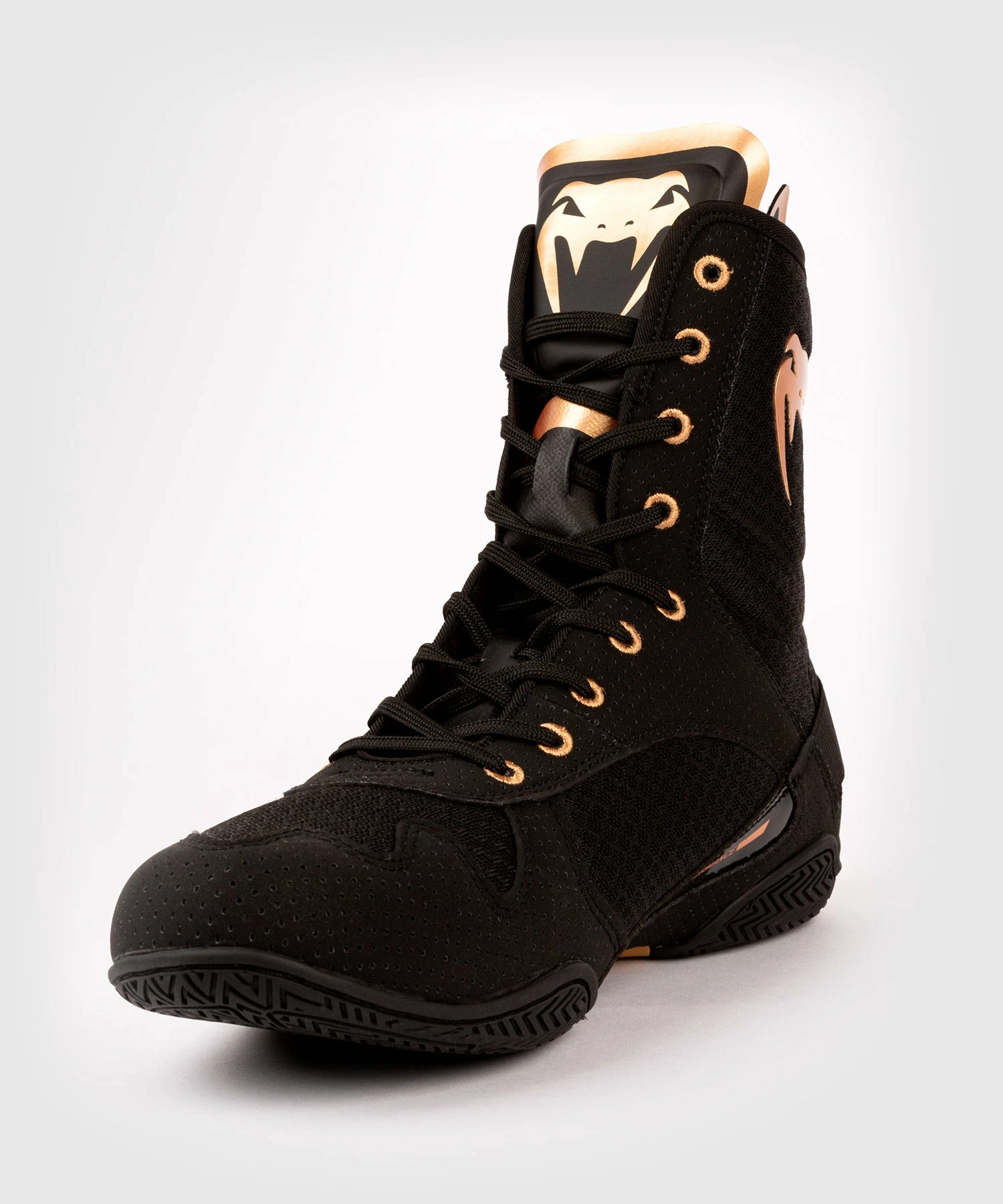 Venum Elite Boxing Shoes - Black/Bronze - Bilde 4