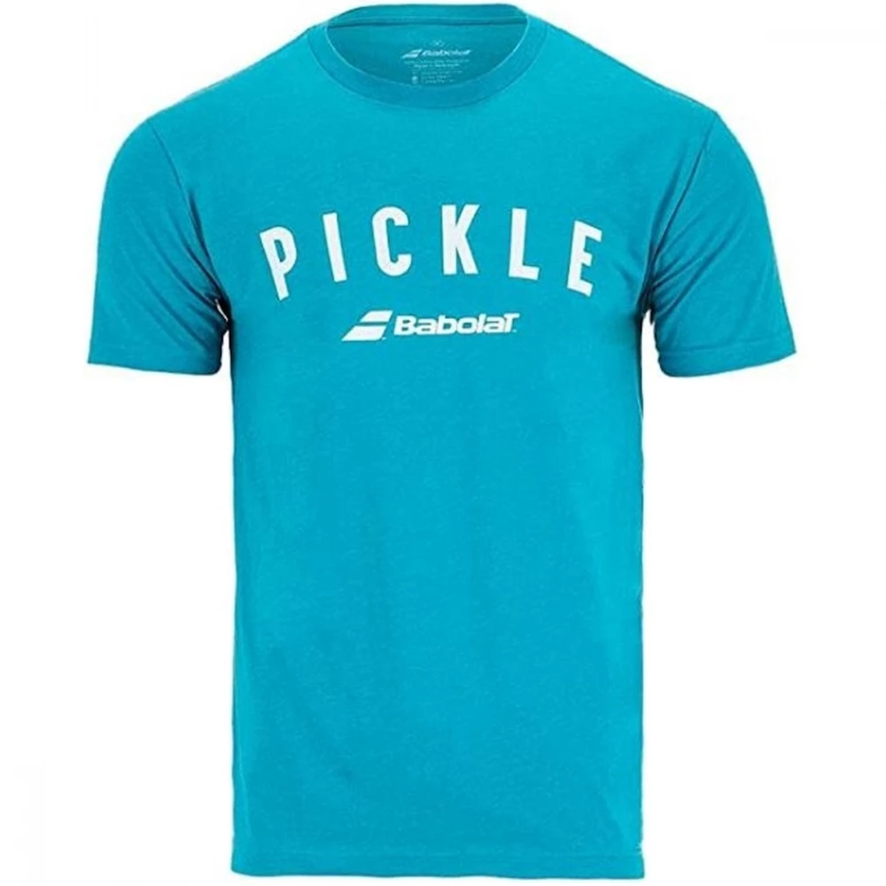 Babolat Men’s Pickle Crew Neck T-Shirt (Teal)