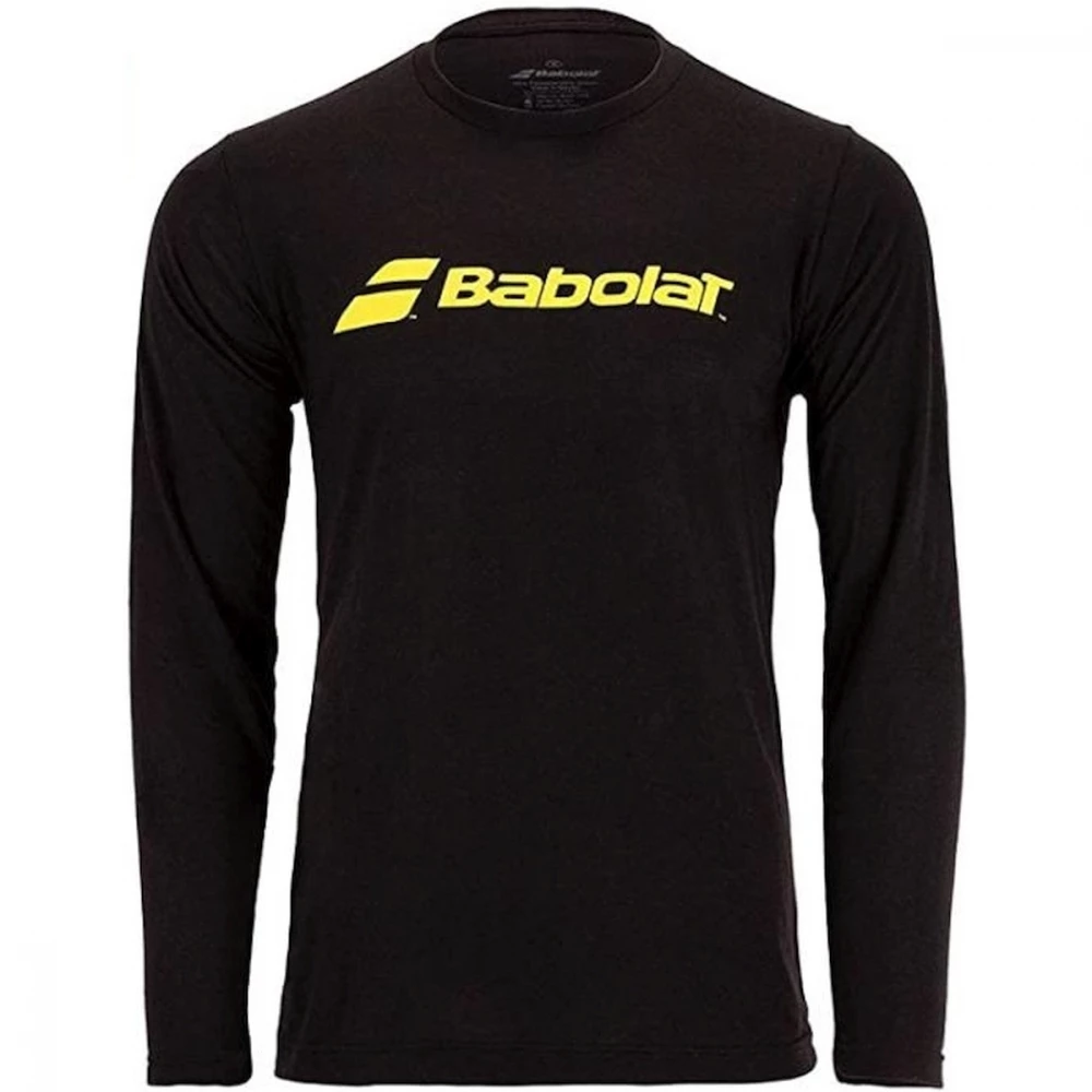 Babolat Men’s Long Sleeve Crew Neck Pickleball T-Shirt (Logo) 3 Babolat Men’s Long Sleeve Crew Neck Pickleball T-Shirt (Logo)