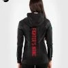 UFC Venum Fighters Authentic Fight Night Women's Walkout Hoodie - Black -Boxing Elegant Butikk AUTHENTIC Womens Black Hoodie Back 1