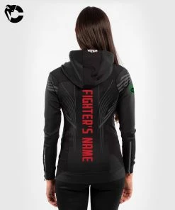 UFC Venum Fighters Authentic Fight Night Women's Walkout Hoodie - Black