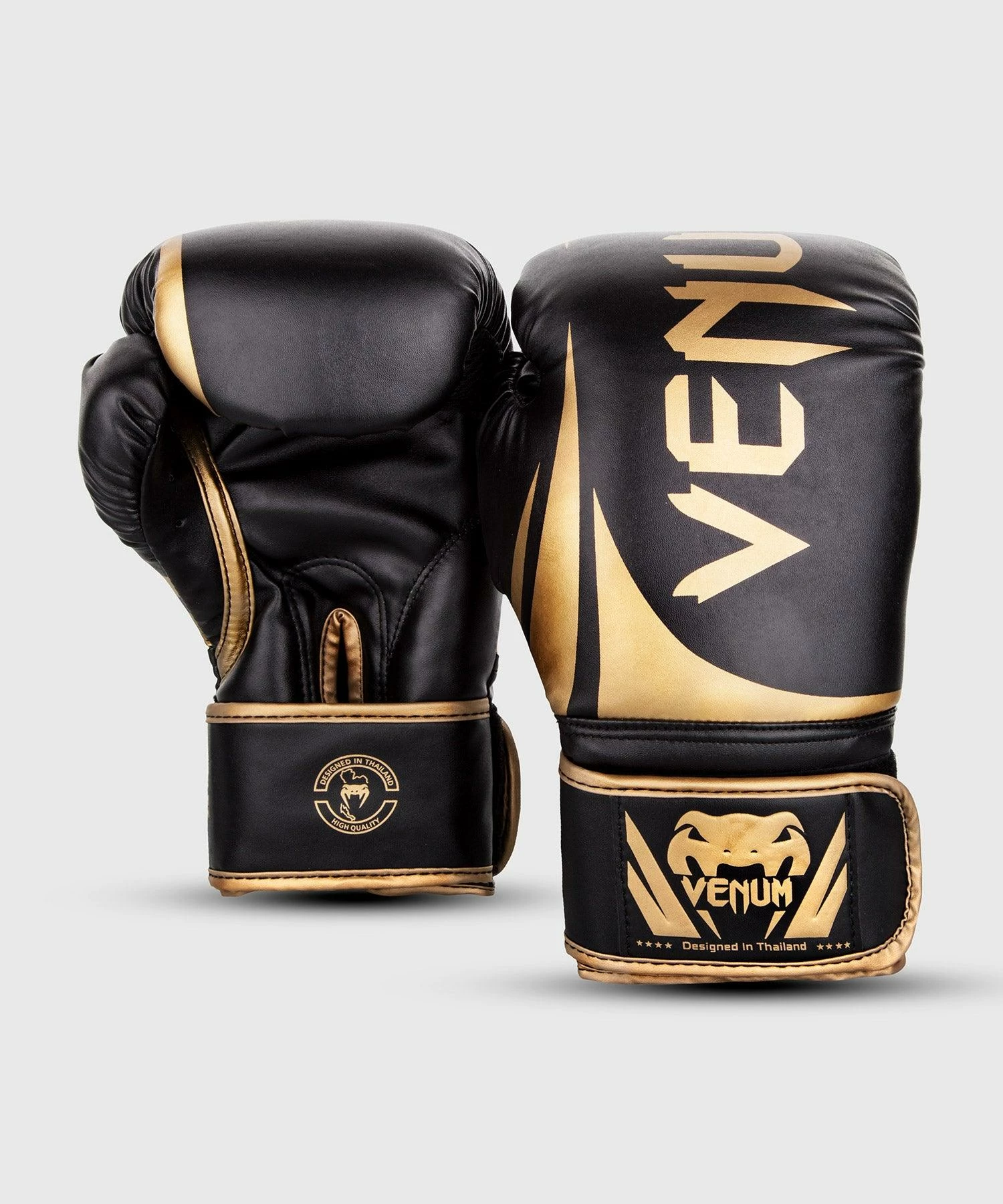 Venum Challenger 2.0 Boxing Gloves - Black/Gold 4 Venum Challenger 2.0 Boxing Gloves - Black/Gold - Bilde 2
