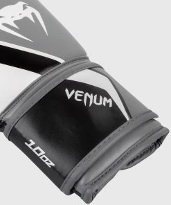 Venum Boxing Gloves Contender 2.0 - White/Grey-Black -Boxing Elegant Butikk BG CONTENDER 2.0 WHITE GREY BLACK HD 05